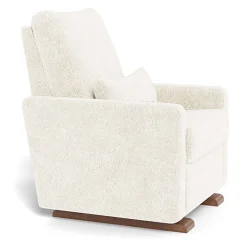 Motorized Gliders|Gliders-Monte Design Matera Glider Motorized Recliner - Faux Sheepskin Fabric