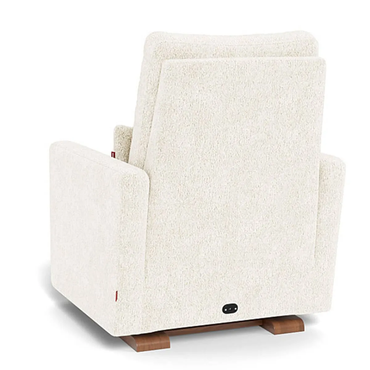 Motorized Gliders|Gliders-Monte Design Matera Glider Motorized Recliner - Faux Sheepskin Fabric