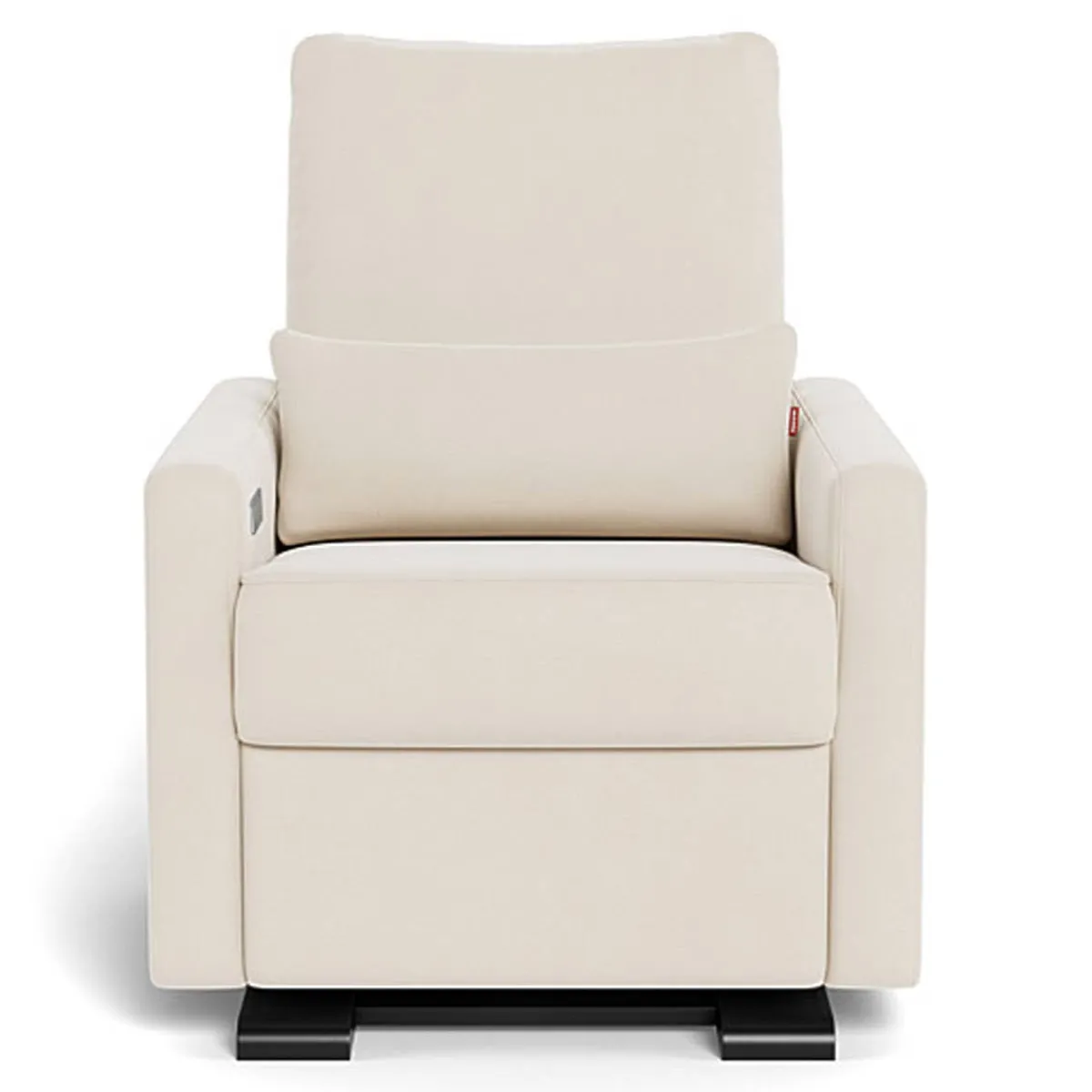 Motorized Gliders|Gliders-Monte Design Matera Glider Motorized Recliner - European Fabric with Espresso Base