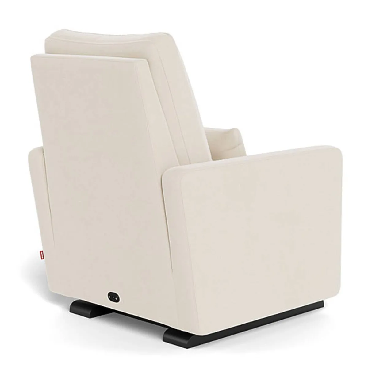 Motorized Gliders|Gliders-Monte Design Matera Glider Motorized Recliner - European Fabric with Espresso Base