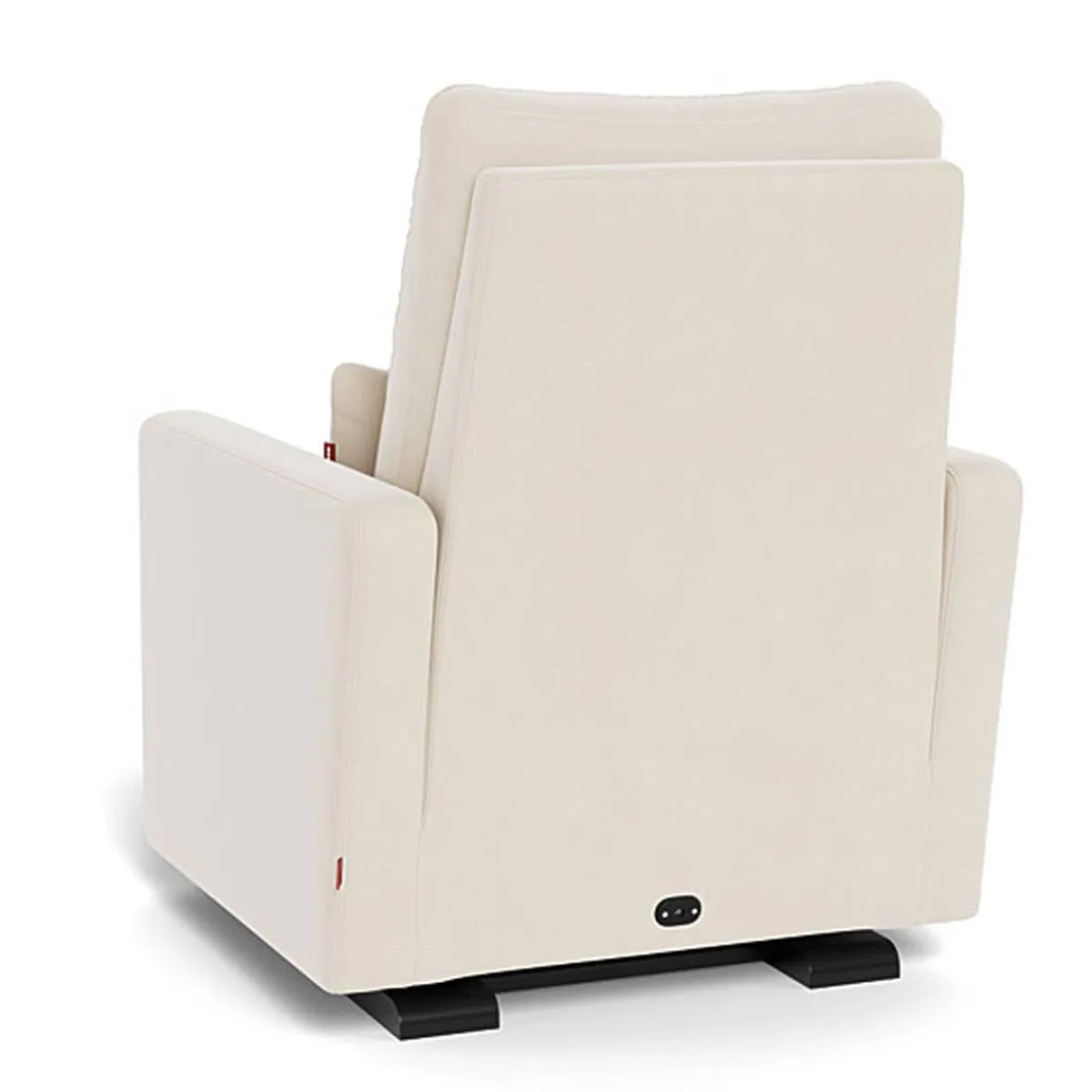 Motorized Gliders|Gliders-Monte Design Matera Glider Motorized Recliner - European Fabric with Espresso Base