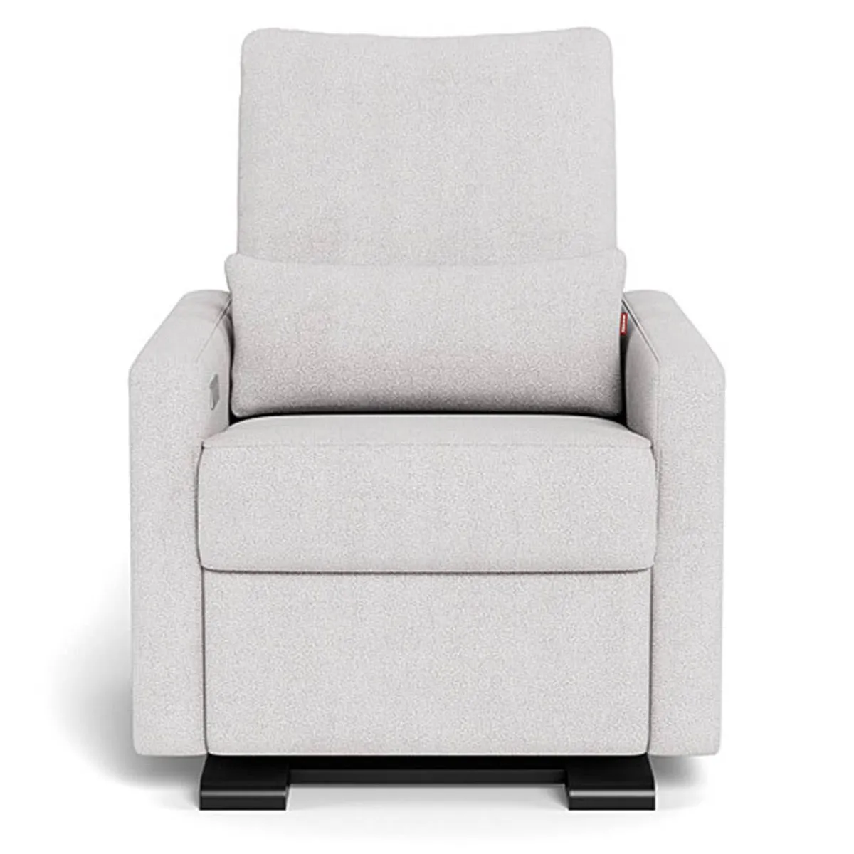 Motorized Gliders|Gliders-Monte Design Matera Glider Motorized Recliner - Fabric with Espresso Base