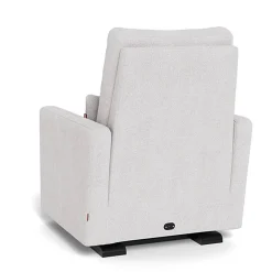 Motorized Gliders|Gliders-Monte Design Matera Glider Motorized Recliner - Fabric with Espresso Base