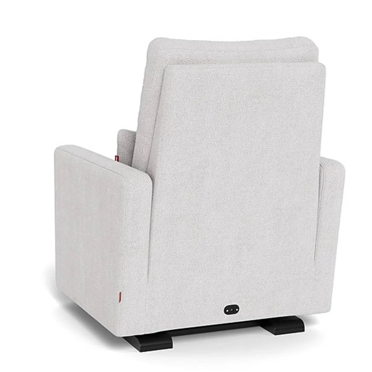 Motorized Gliders|Gliders-Monte Design Matera Glider Motorized Recliner - Fabric with Espresso Base