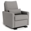 Motorized Gliders|Gliders-Monte Design Matera Glider Motorized Recliner - Wool Fabric with Espresso