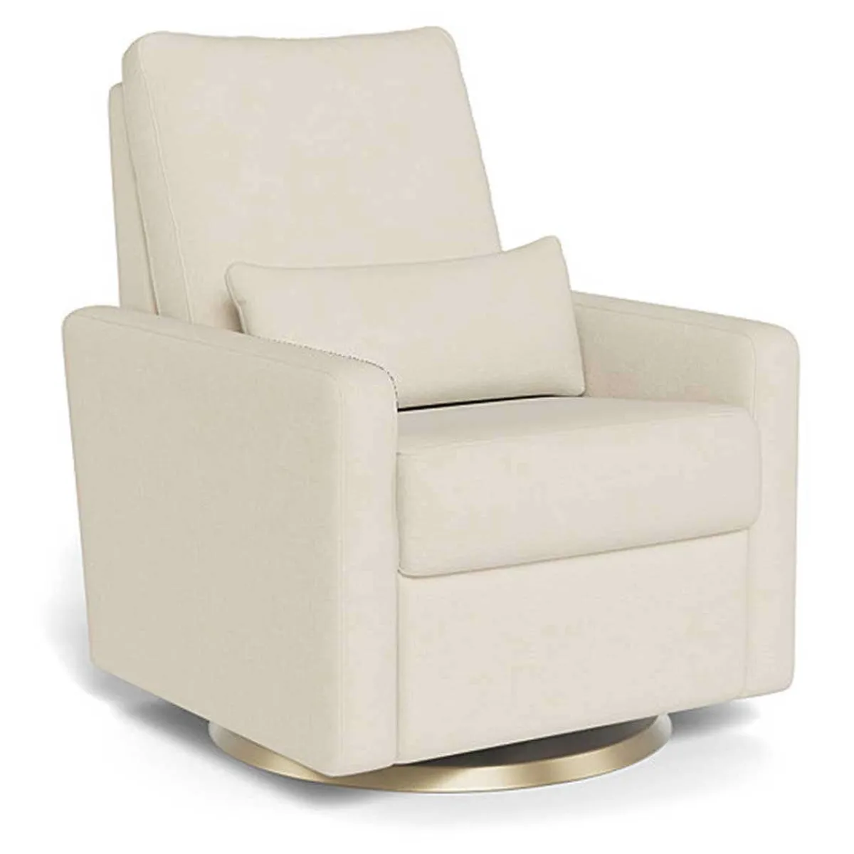 Motorized Gliders|Gliders-Monte Design Matera Glider Motorized Swivel Recliner - Organic Cotton Blend