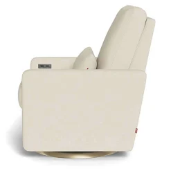 Motorized Gliders|Gliders-Monte Design Matera Glider Motorized Swivel Recliner - Organic Cotton Blend