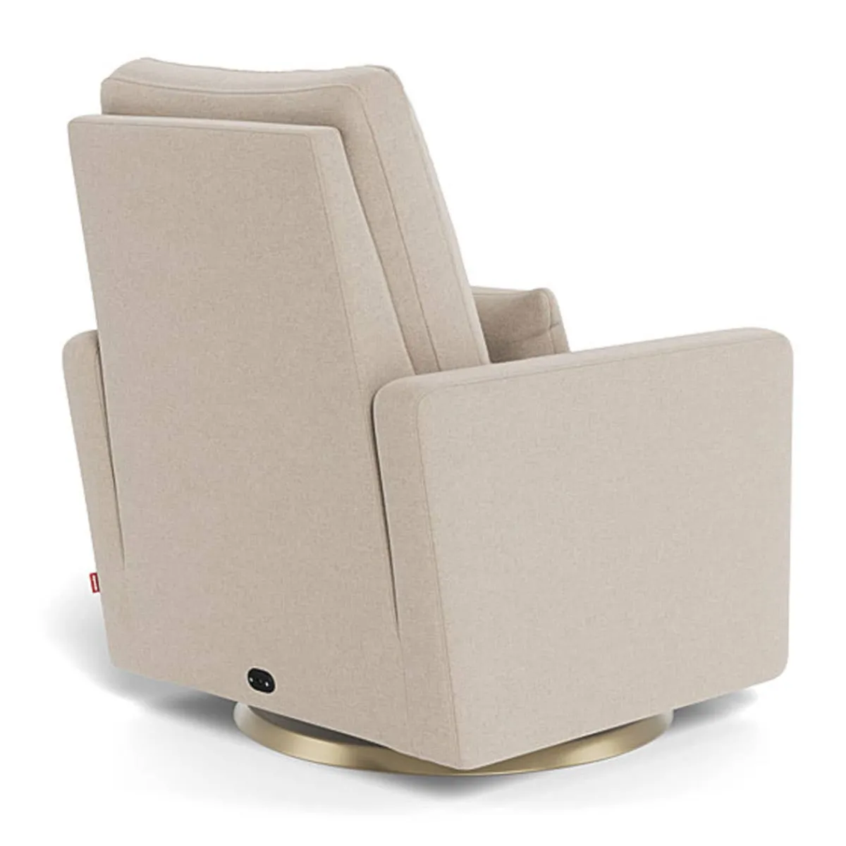Gliders|Motorized Gliders-Monte Design Matera Glider Motorized Swivel Recliner - Wool Fabric