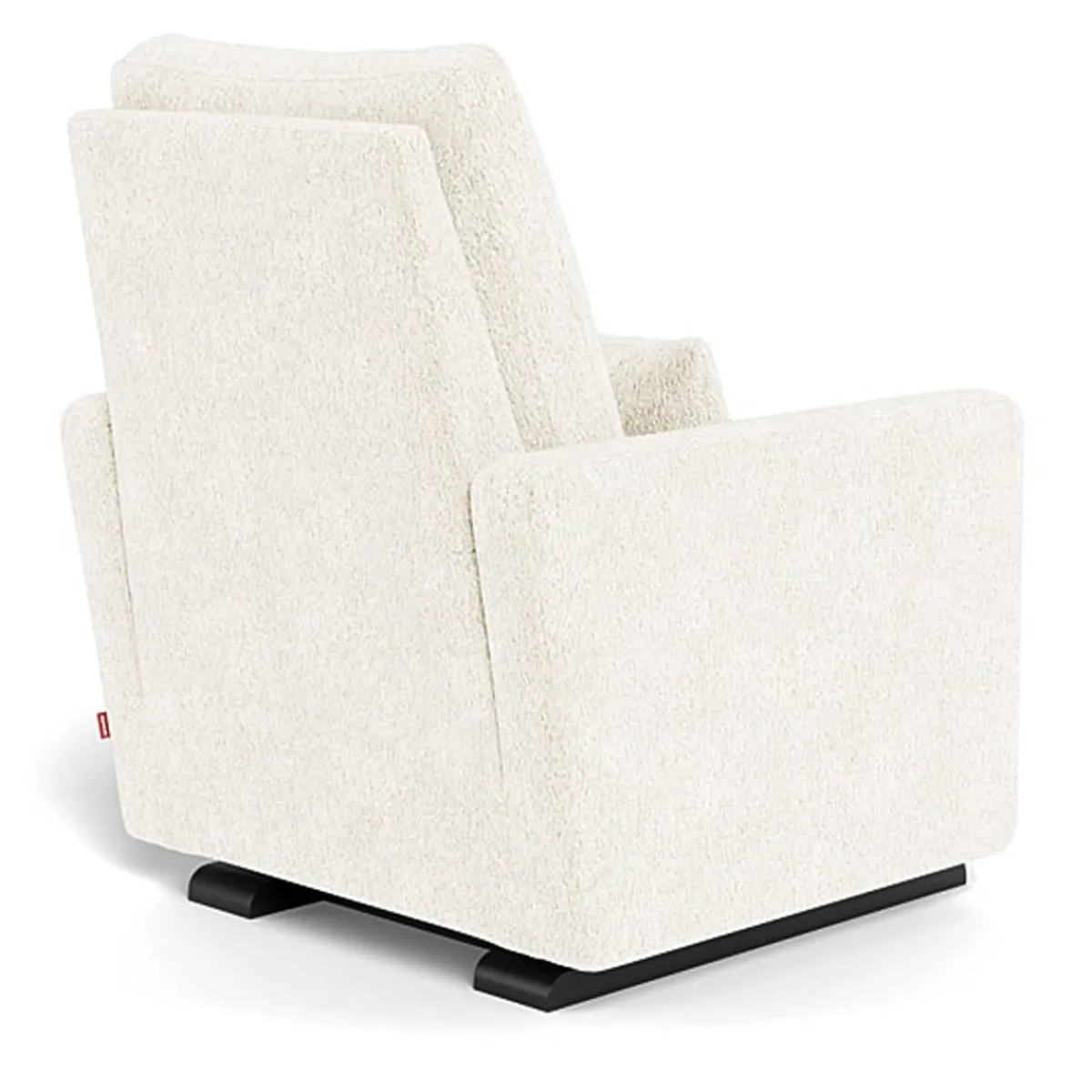 Gliders-Monte Design Matera Glider Recliner - Faux Sheepskin with Espresso Base
