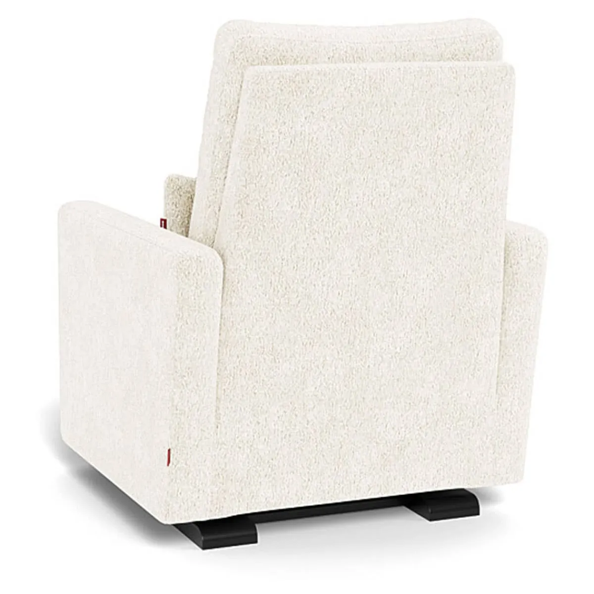 Gliders-Monte Design Matera Glider Recliner - Faux Sheepskin with Espresso Base