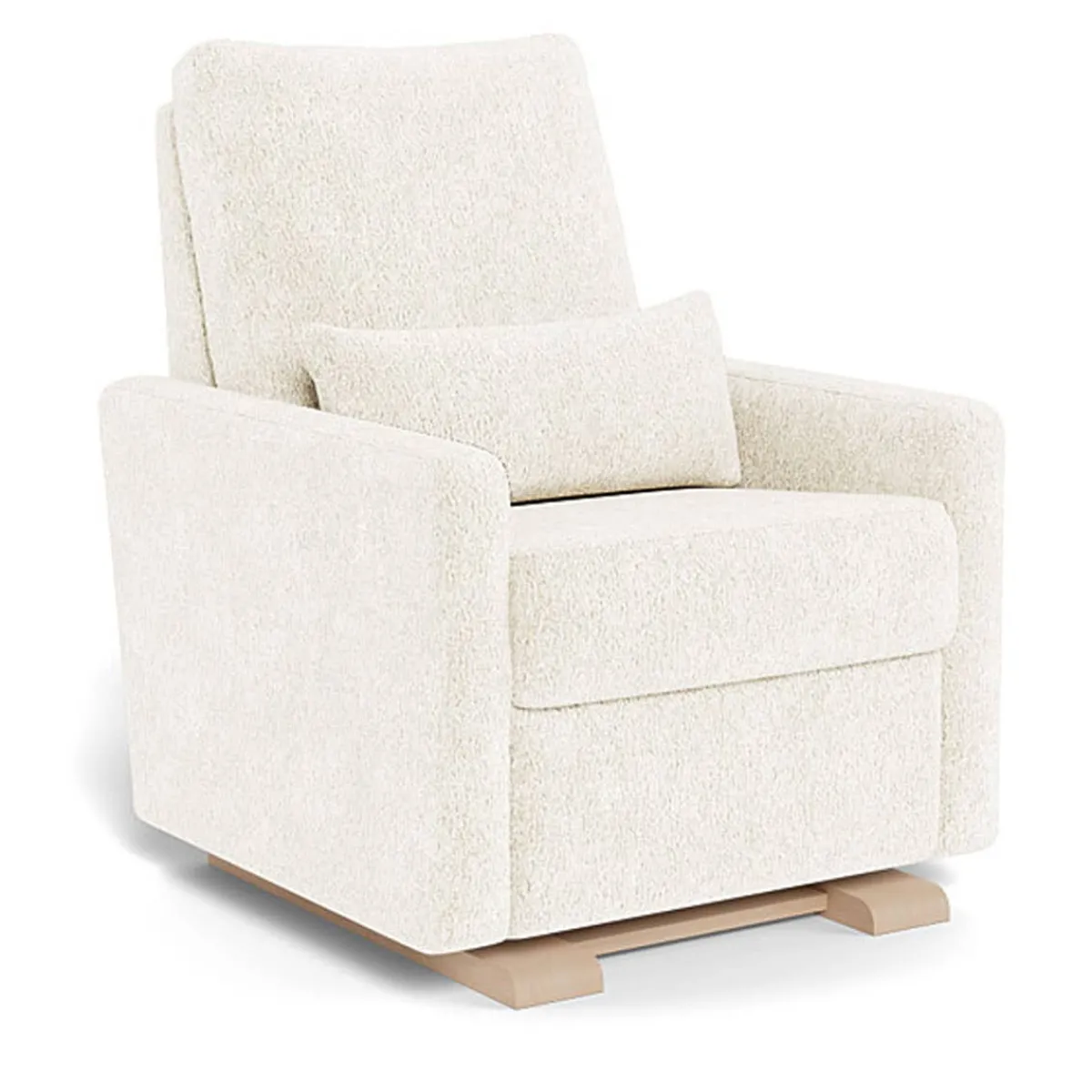 Gliders-Monte Design Matera Glider Recliner - Faux Sheepskin