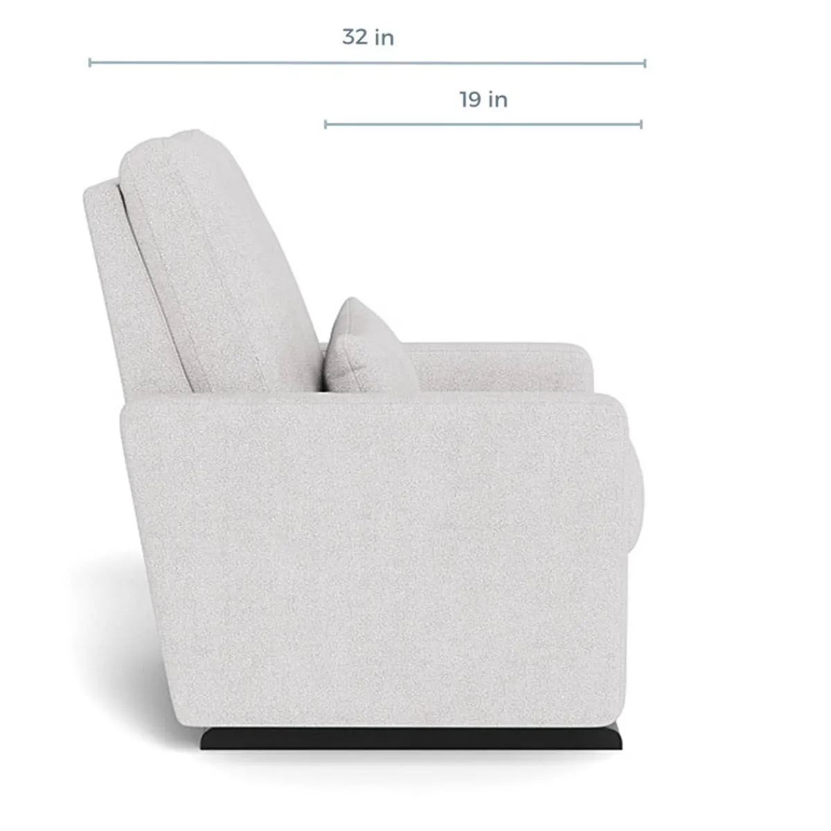 Gliders-Monte Design Matera Glider Recliner with Espresso Base