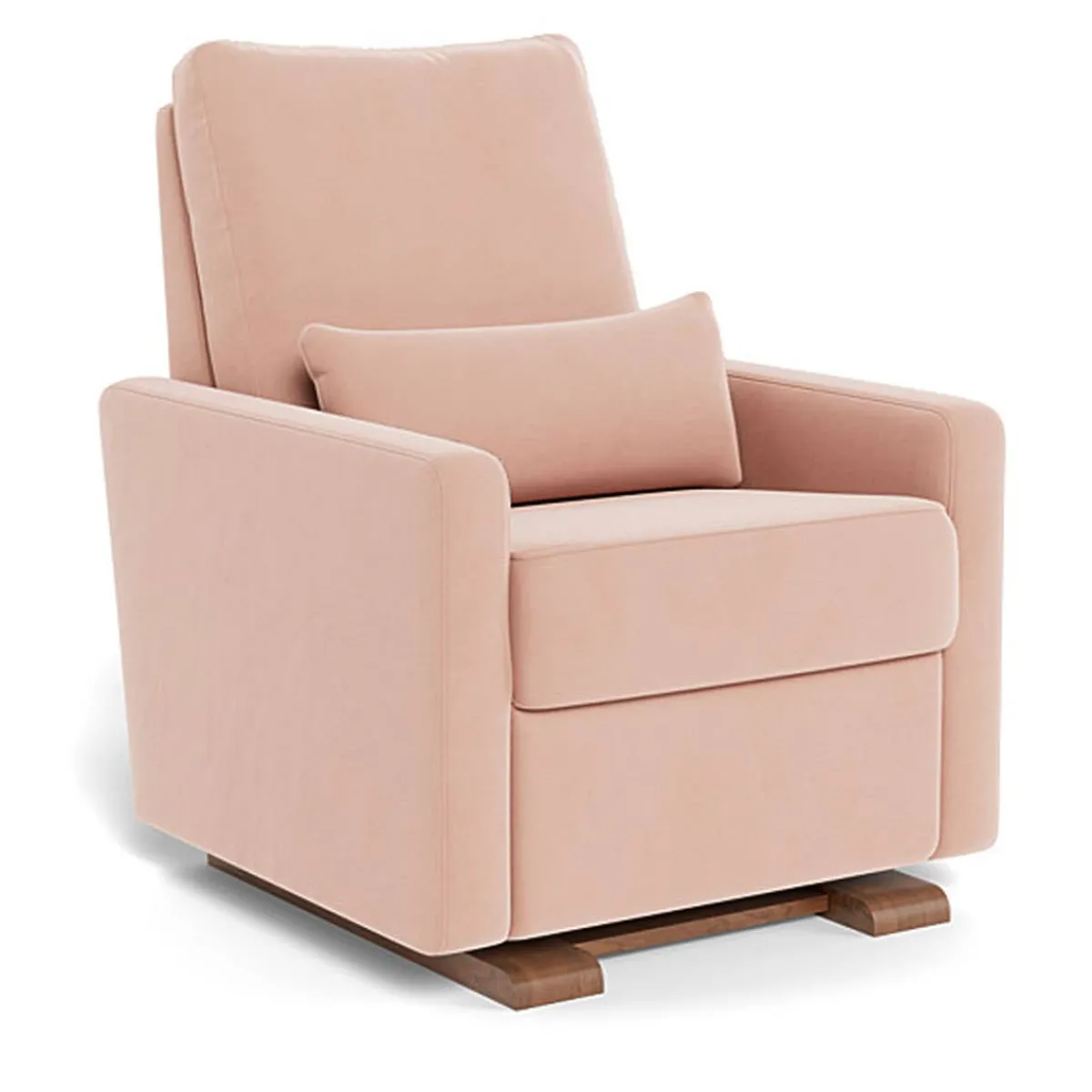 Gliders-Monte Design Matera Glider Recliner with Walnut Base