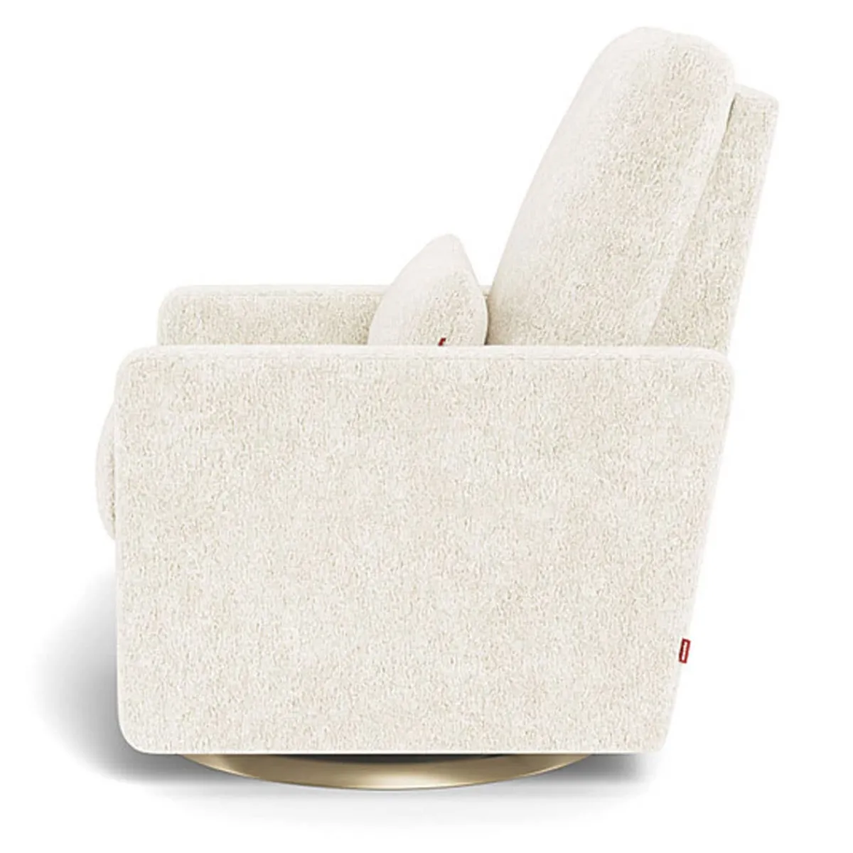 Gliders-Monte Design Matera Glider Swivel Recliner - Faux Sheepskin