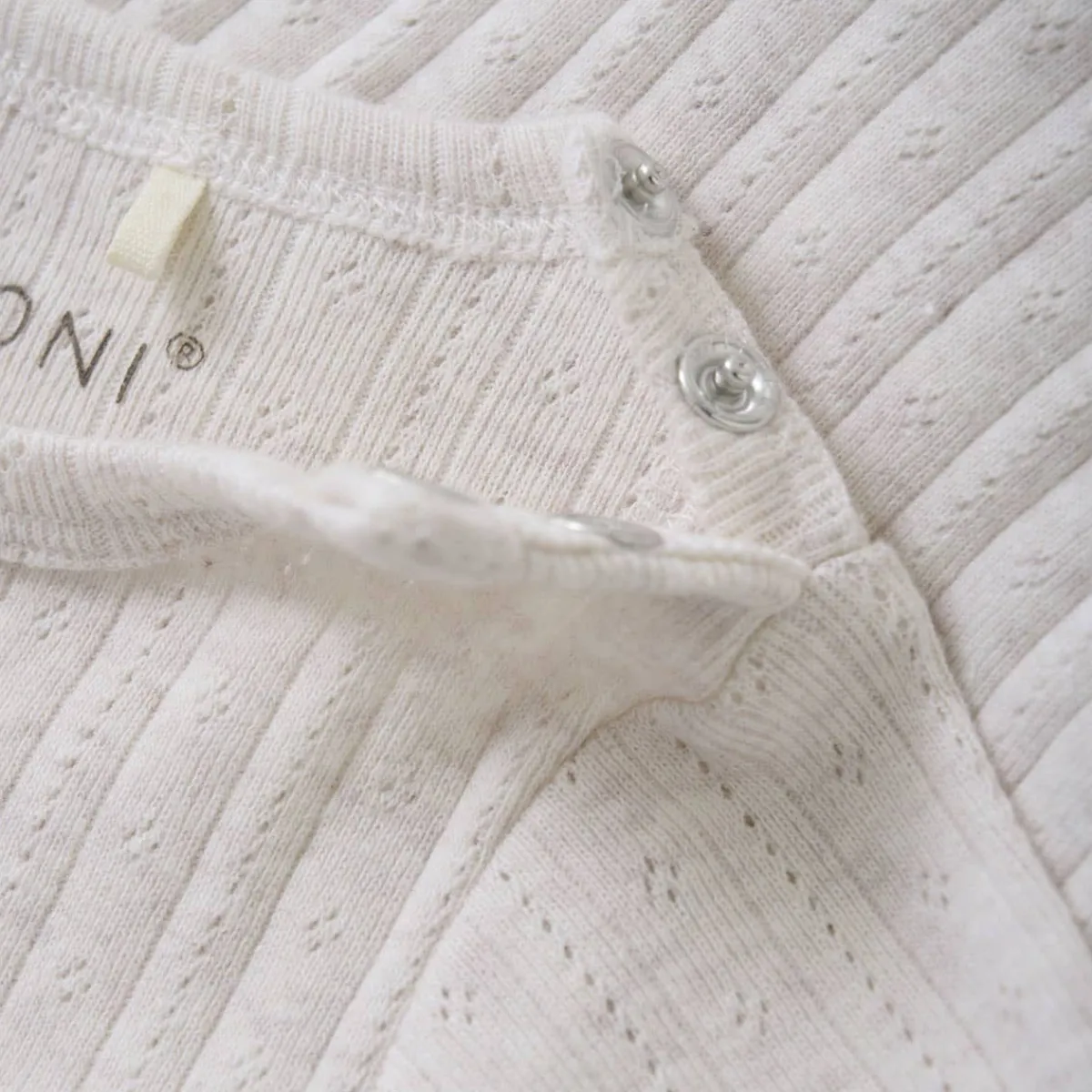 Onesies|Sleepers-Fixoni Melange Long Sleeve Bodysuit