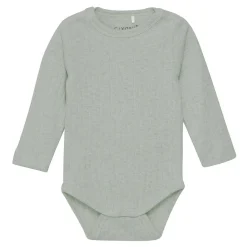 Onesies|Sleepers-Fixoni Melange Long Sleeve Bodysuit