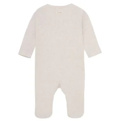 Onesies|Sleepers-Fixoni Melange Long Sleeve Romper