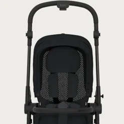 Travel Strollers-Cybex Melio Carbon 3 Ultra Lightweight Stroller Moon Black