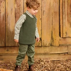 Tops + Tees-Nature Baby Merino Wool Knit Vest