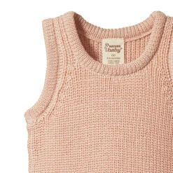 Tops + Tees-Nature Baby Merino Wool Knit Vest
