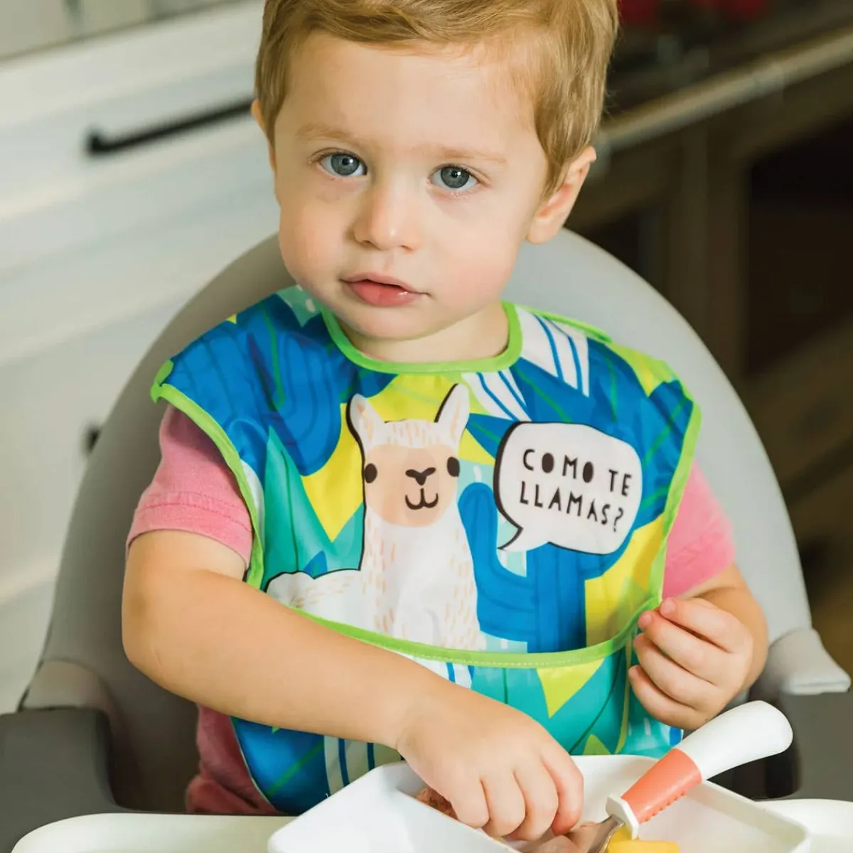 Bibs + Burps-Tiny Twinkle Mess-Proof Easy Bib