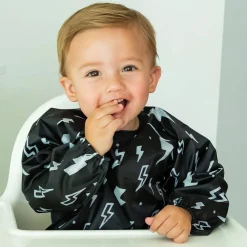 Bibs + Burps-Tiny Twinkle Mess-Proof Full Sleeve Bib