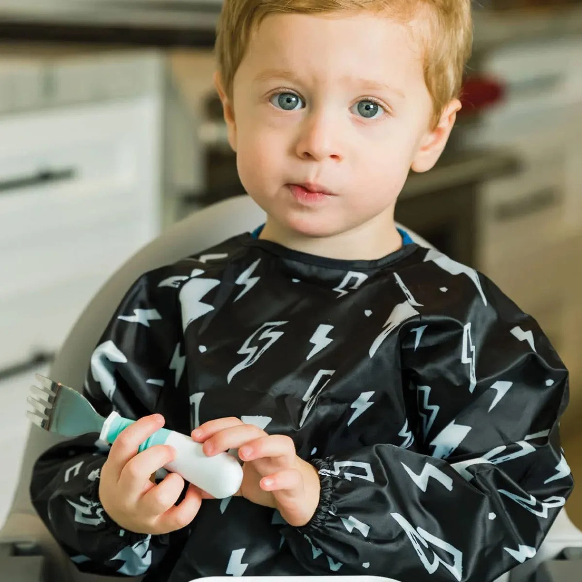 Bibs + Burps-Tiny Twinkle Mess-Proof Full Sleeve Bib