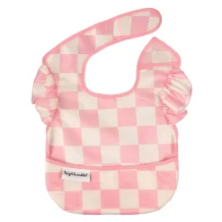 Bibs + Burps-Tiny Twinkle Mess-Proof Ruffle Easy Bib