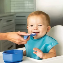 Bibs + Burps-Tiny Twinkle Mess-Proof Silicone Pocket Bib