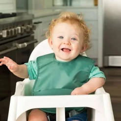 Bibs + Burps-Tiny Twinkle Mess-Proof Silicone Pocket Bib