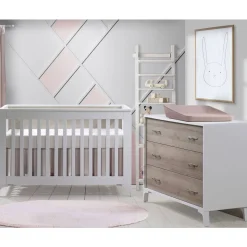 Nursery Collections|Convertible Cribs-Tulip Metro Convertible Crib & 3 Drawer