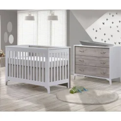 Nursery Collections|Convertible Cribs-Tulip Metro Convertible Crib & 3 Drawer