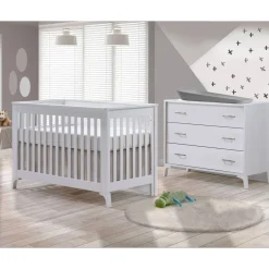 Nursery Collections|Convertible Cribs-Tulip Metro Convertible Crib & 3 Drawer