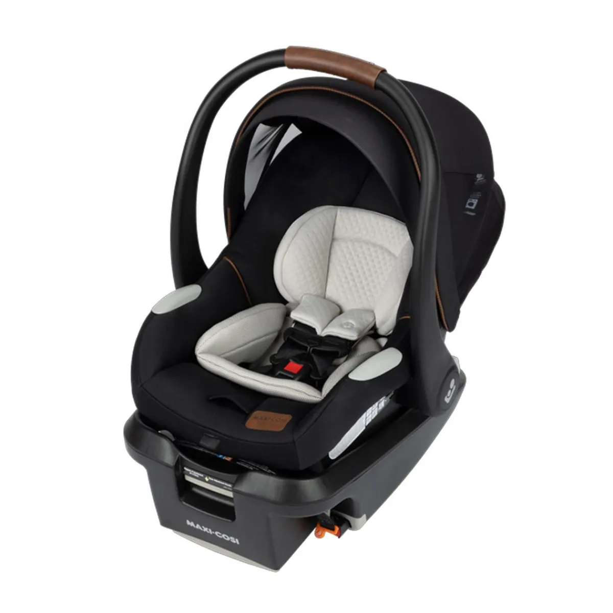 Car Seat Bases|Nfant Car Seats-Maxi-Cosi Mico Luxe+ Car Seat - Onyx Sand