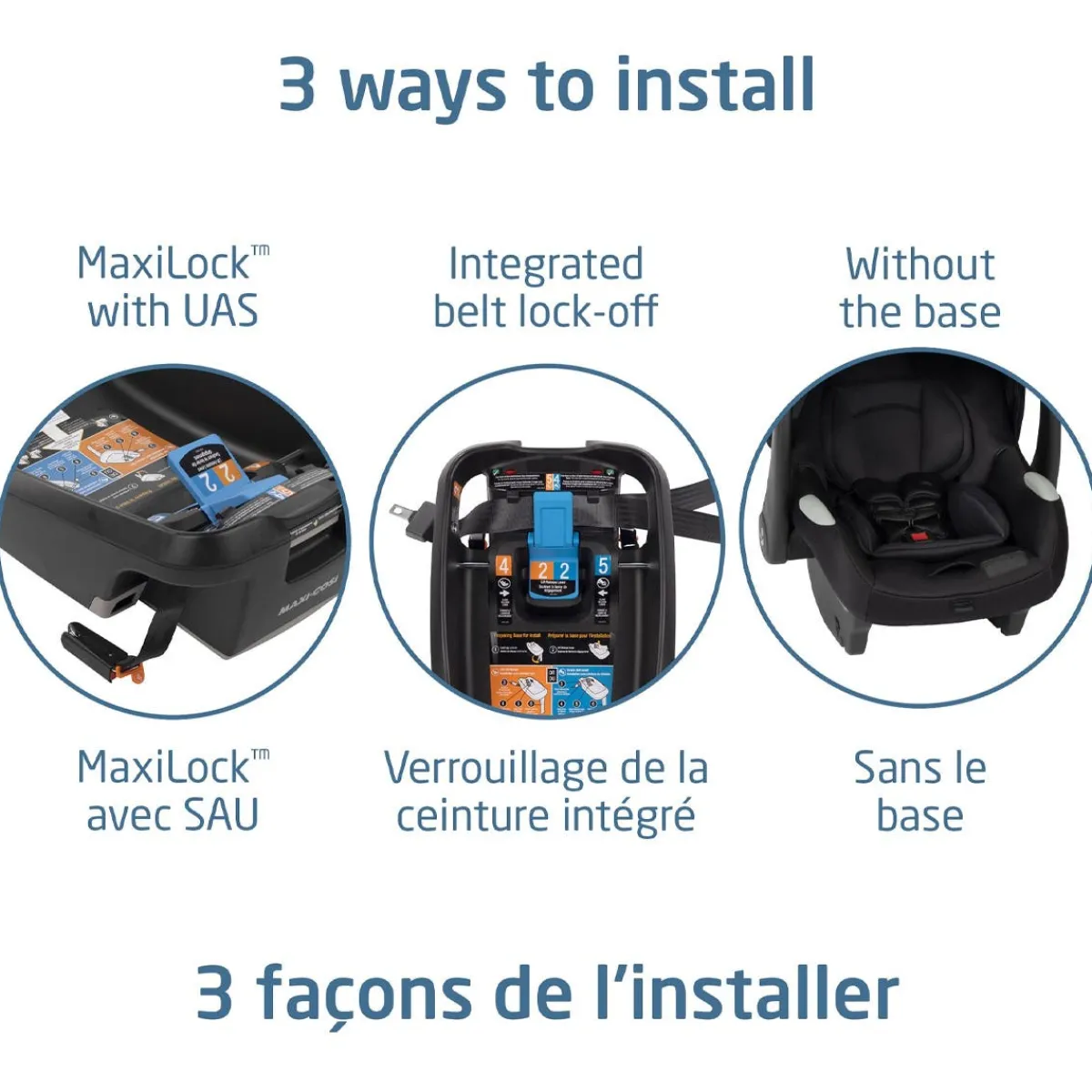 Car Seat Bases|Nfant Car Seats-Maxi-Cosi Mico Luxe+ Car Seat - Onyx Sand