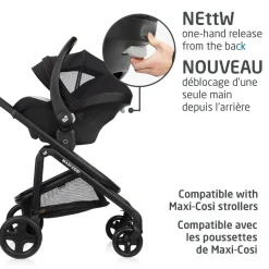 Car Seat Bases|Nfant Car Seats-Maxi-Cosi Mico Luxe+ Car Seat - Onyx Sand