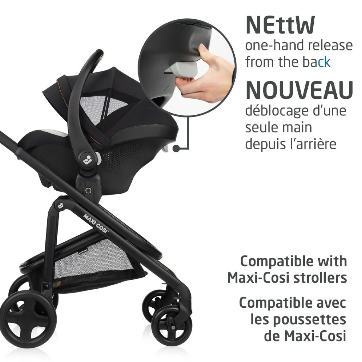 Car Seat Bases|Nfant Car Seats-Maxi-Cosi Mico Luxe+ Car Seat - Onyx Sand