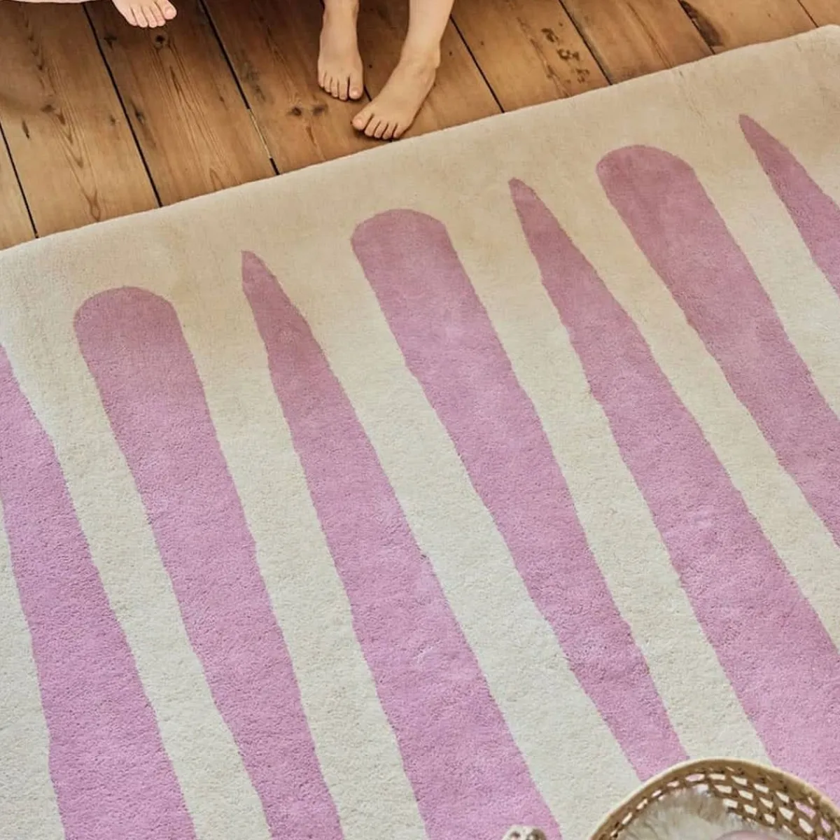Rugs-Bleuu Studio Mikado Area Rug Pink