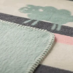 Blankets-David Fussenegger Mila Sheep Allover LIGHT GREEN