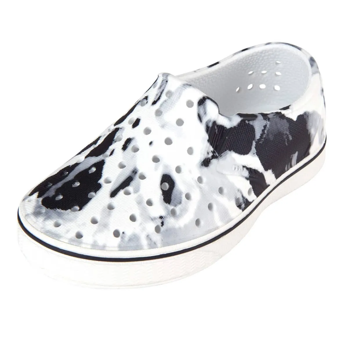 Sandals|Slip-On-Native Shoes Miles Print Shoes (Child) Grey Tie Dye