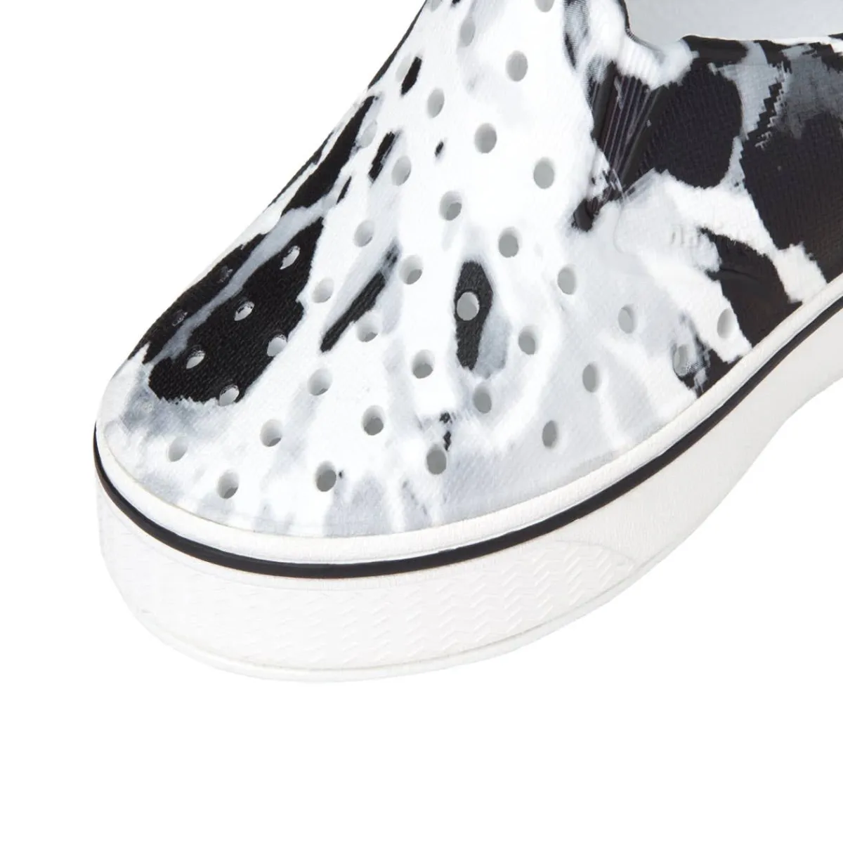 Sandals|Slip-On-Native Shoes Miles Print Shoes (Child) Grey Tie Dye