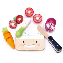 Pretend Play|Wooden Toys-Tender Leaf Toys Mini Chef Chopping Board