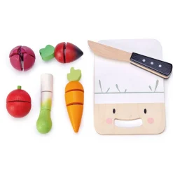 Pretend Play|Wooden Toys-Tender Leaf Toys Mini Chef Chopping Board