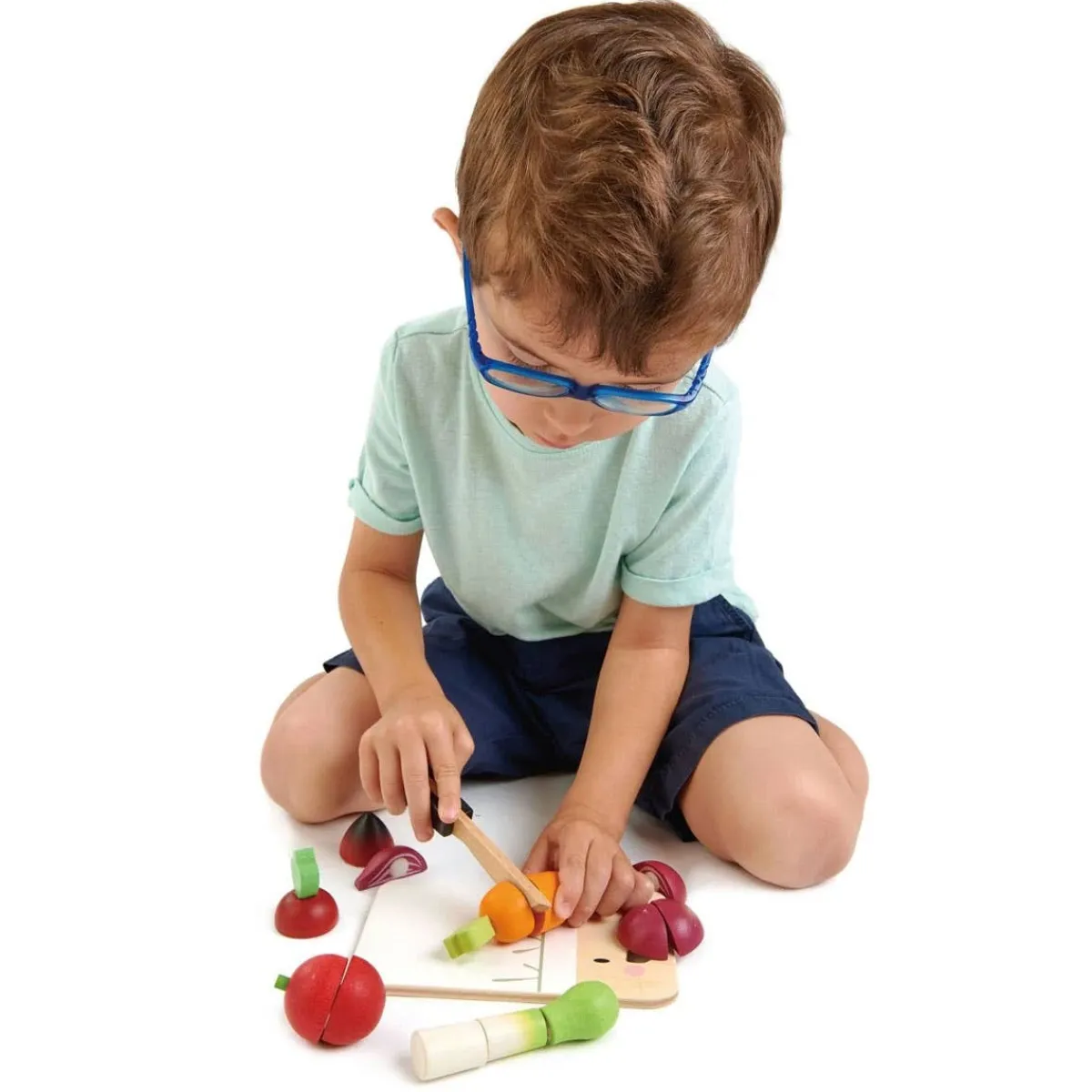 Pretend Play|Wooden Toys-Tender Leaf Toys Mini Chef Chopping Board