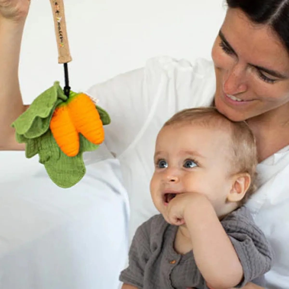 Teethers|Pacifiers + Clips-Oli & Carol Mini Doudou Teether