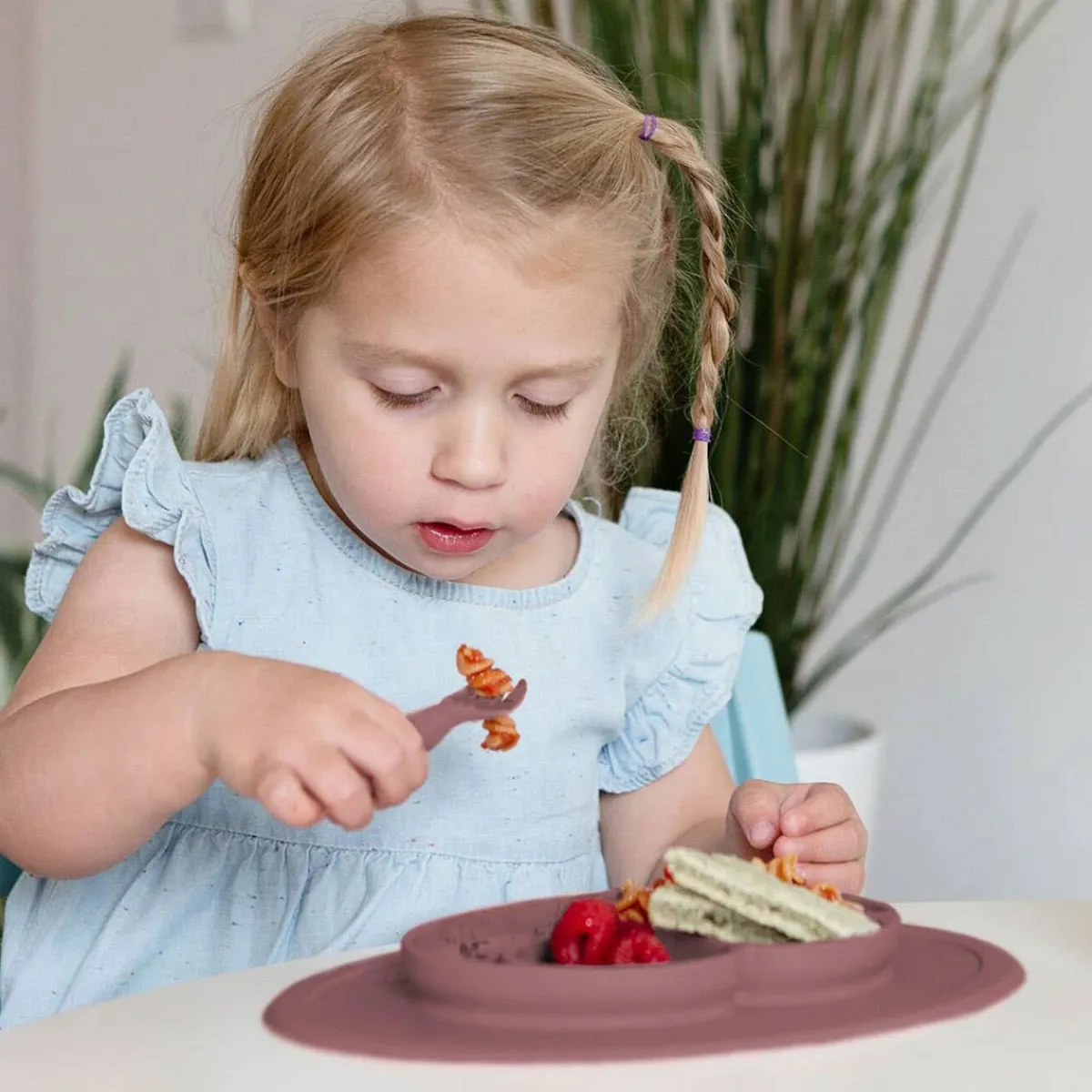 Kids Plates + Bowls|Grip + Suction Dishes-Ez Pz Mini Feeding Set