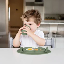 Kids Plates + Bowls|Grip + Suction Dishes-Ez Pz Mini Feeding Set