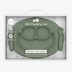 Kids Plates + Bowls|Grip + Suction Dishes-Ez Pz Mini Feeding Set