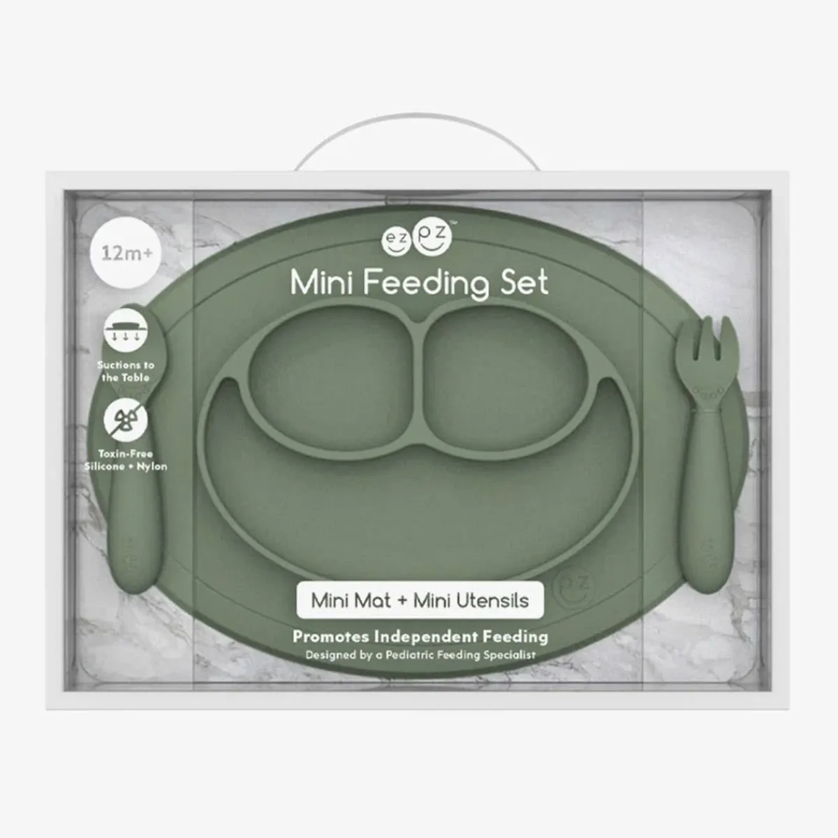 Kids Plates + Bowls|Grip + Suction Dishes-Ez Pz Mini Feeding Set