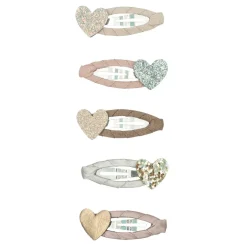 Hair Accessories-Mimi & Lula Mini Heart Clic Clacs